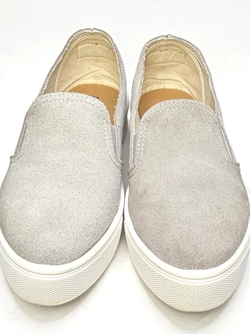 North Alaska Footwear Womens Sz EU 39 8.5 US Gray Suede Slip On Loafer Shoes
